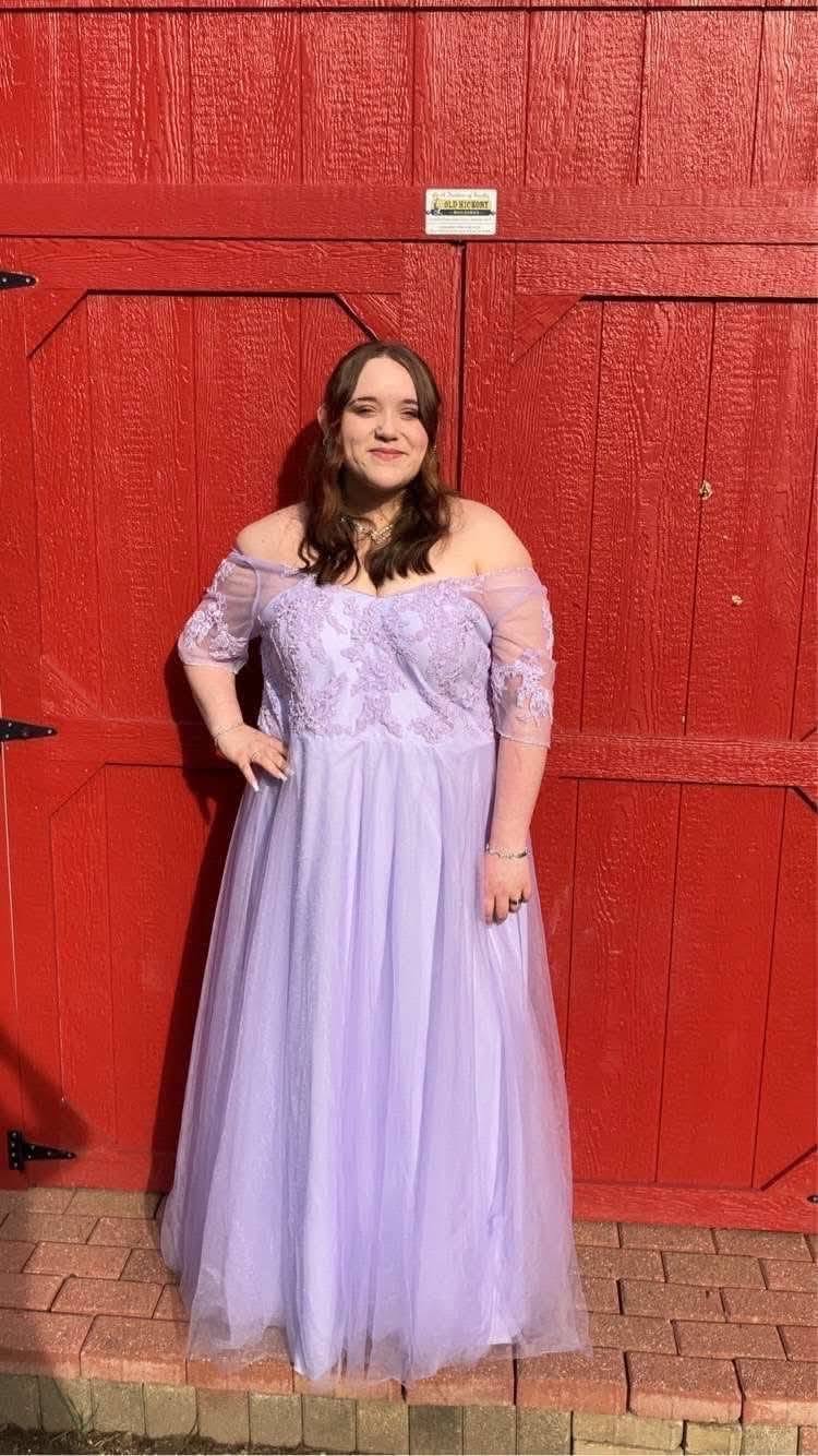 Kylee dressed for a special occasion